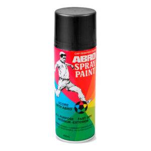 PINTURA AEROSOL ABRO NEGRO MATE 8OZ 227GRS