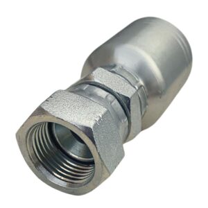 ACOPLE HIDRÁULICO RECTO CRIMPEABLE JIC 37º Hembra 1/2" para Manguera 1/2"