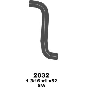 MANGUERA PARA RADIADOR CURVA 2032