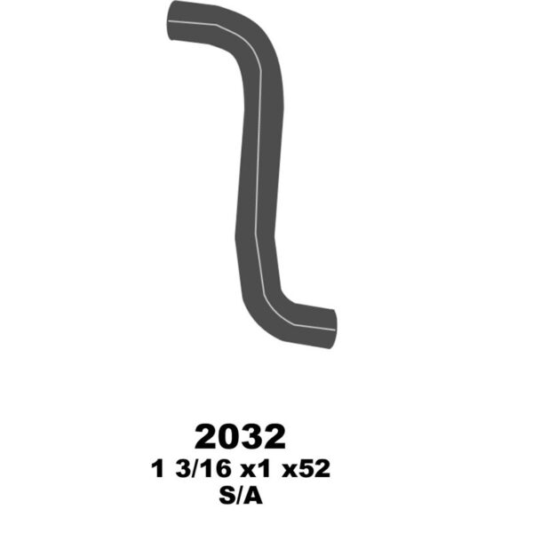 MANGUERA PARA RADIADOR CURVA 2032